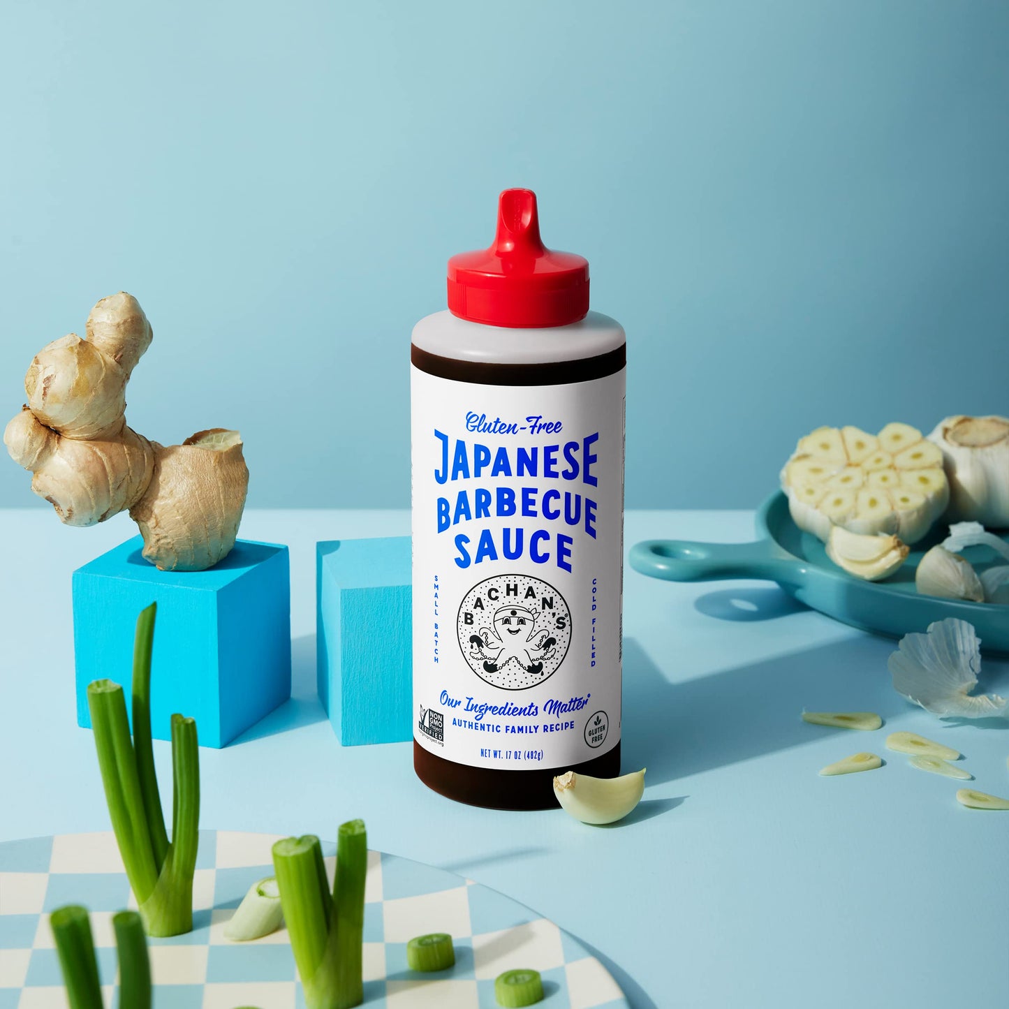 Bachan'S - Japanese Barbecue Sauce - Gluten Free, 17 Oz, Small Batch, Non Gmo, No Preservatives, Vegan And Bpa Free. Condiment F
