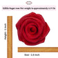 Confect Edible Rose Cake Toppers - Edible Roses For Cupcake & Cake Decorations- Vegan, Gluten-Free, Dairy-Free, Palm Oil-Free -E