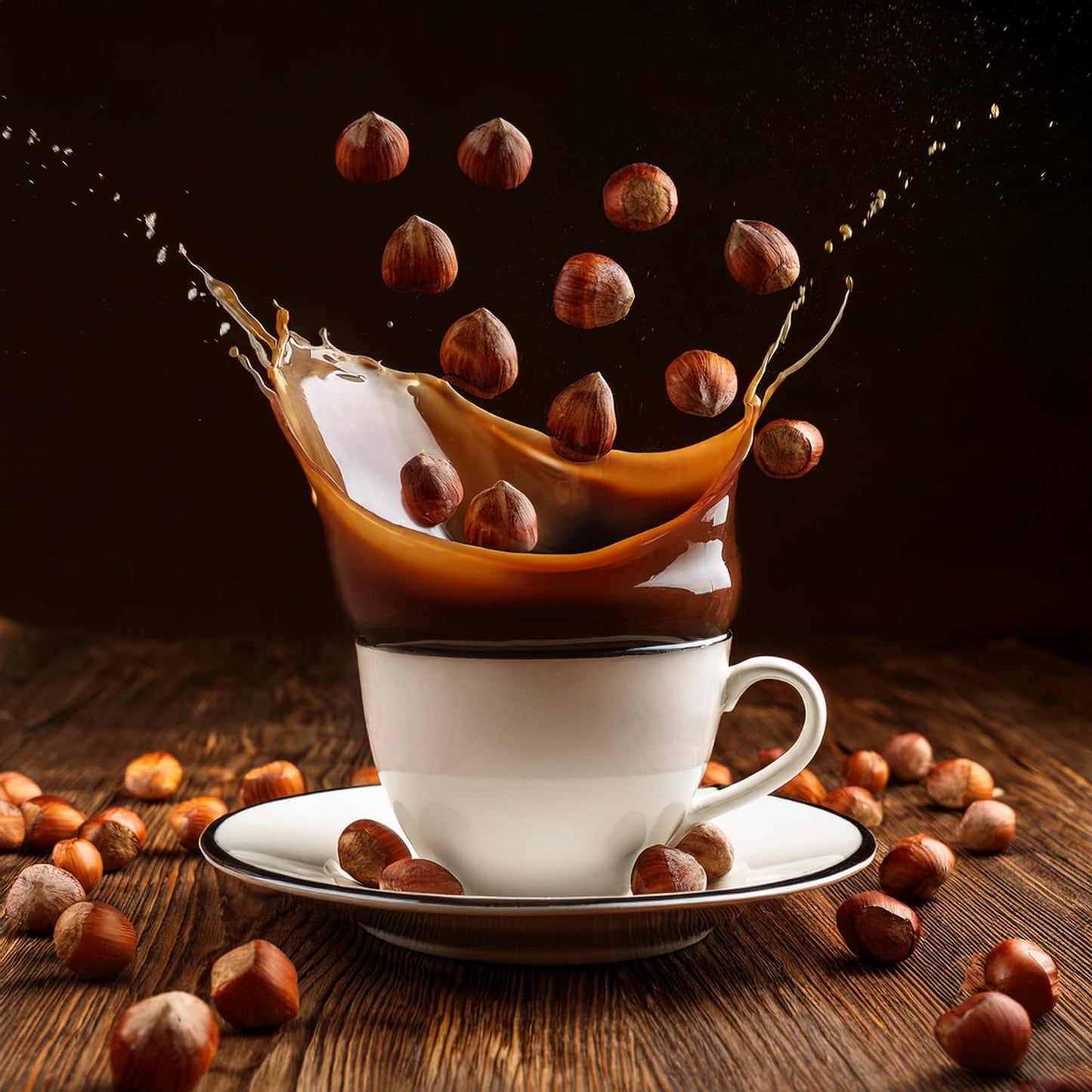 Fresh Roasted Coffee Decaf Hazelnut Flavored Whole Bean, Medium Roast, 5 lb (80 oz)