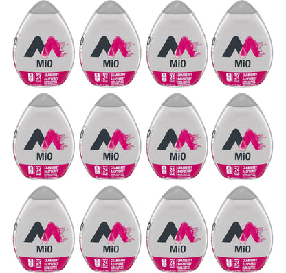 MiO Sugar-Free Cranberry Raspberry Naturally Flavored Liquid Water Enhancer 12 Count 1.62 fl oz