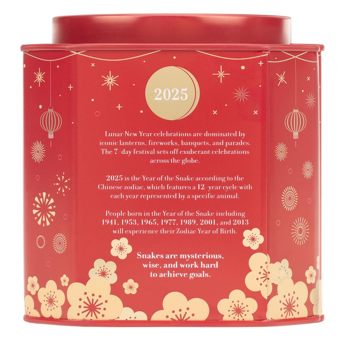Harney & Sons Lunar New Year 2025 Tea, Year of the Snake, Great for Birthdays, Anniversaries, Black tea with toasted rice, cocon