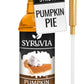 Syruvia Pumpkin Pie Syrup - Pumpkin Pie Coffee Syrup Flavor, 25.4 fl oz, Kosher, Gluten Free, Perfect for Coffee, Drinks, Soda, 