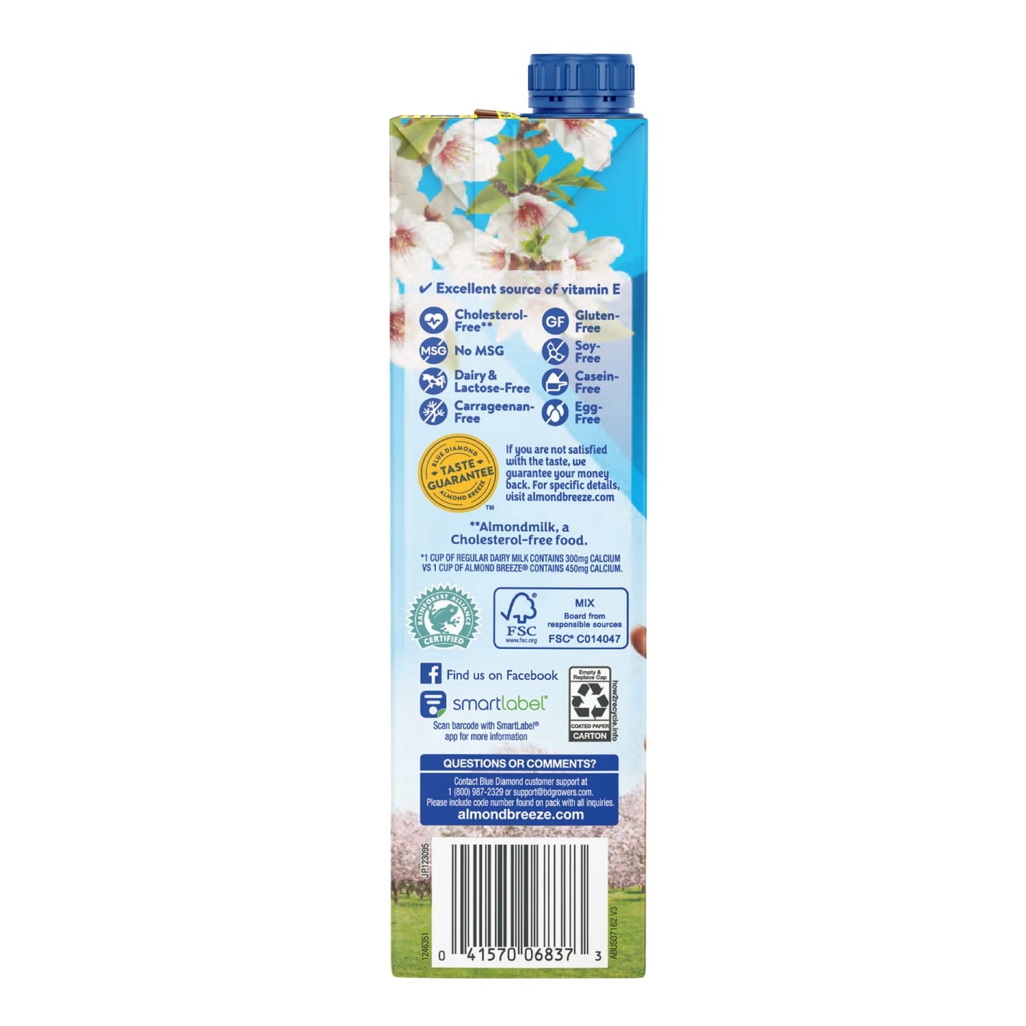 Almond Breeze, Dairy Free Almondmilk,, Chocolate, 32 Fl Oz
