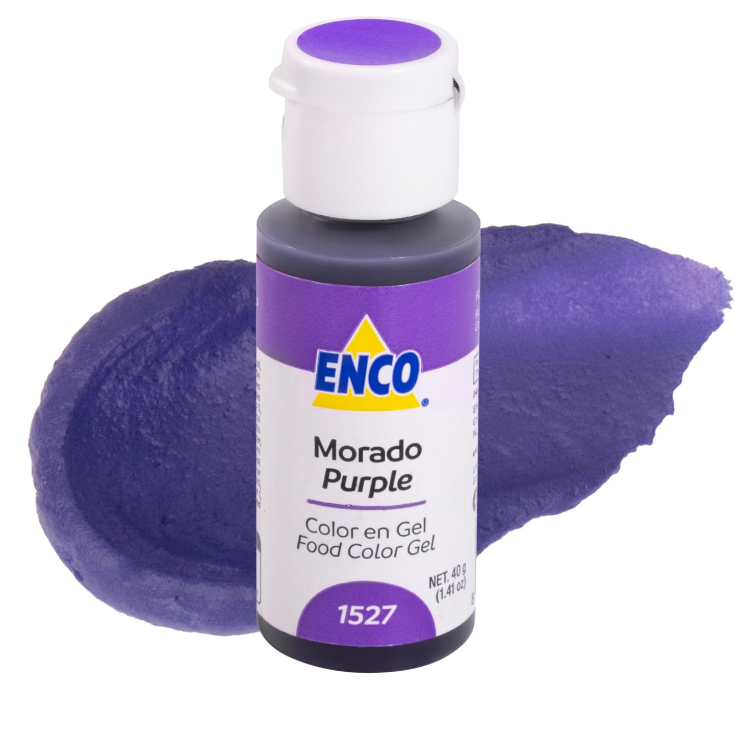ENCO Food Coloring Gel, Concentrated Vegan, 1.41 oz, Purple 1527