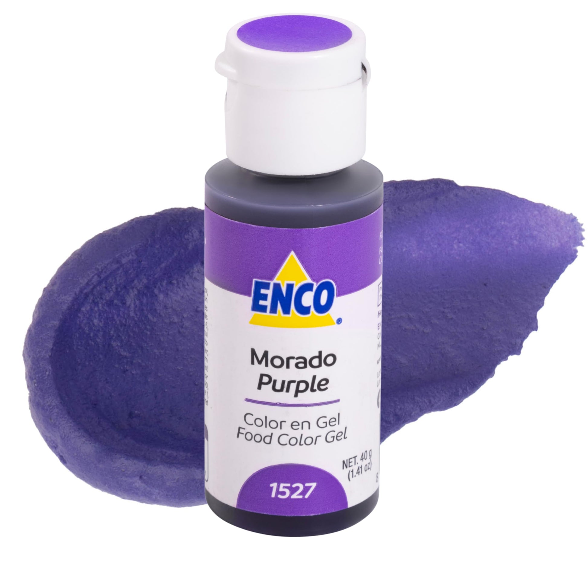 ENCO Food Coloring Gel, Concentrated Vegan, 1.41 oz, Purple 1527