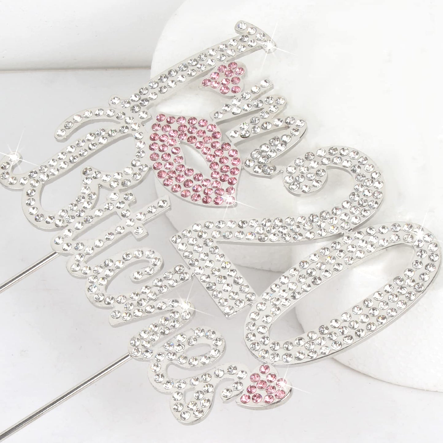 Laskyer I'M 20Th Funny Birthday Pink Rhinestone Cake Topper - Happy 20Th Birthday Cheers To 20 Years Old Twenty Bday Party Metal