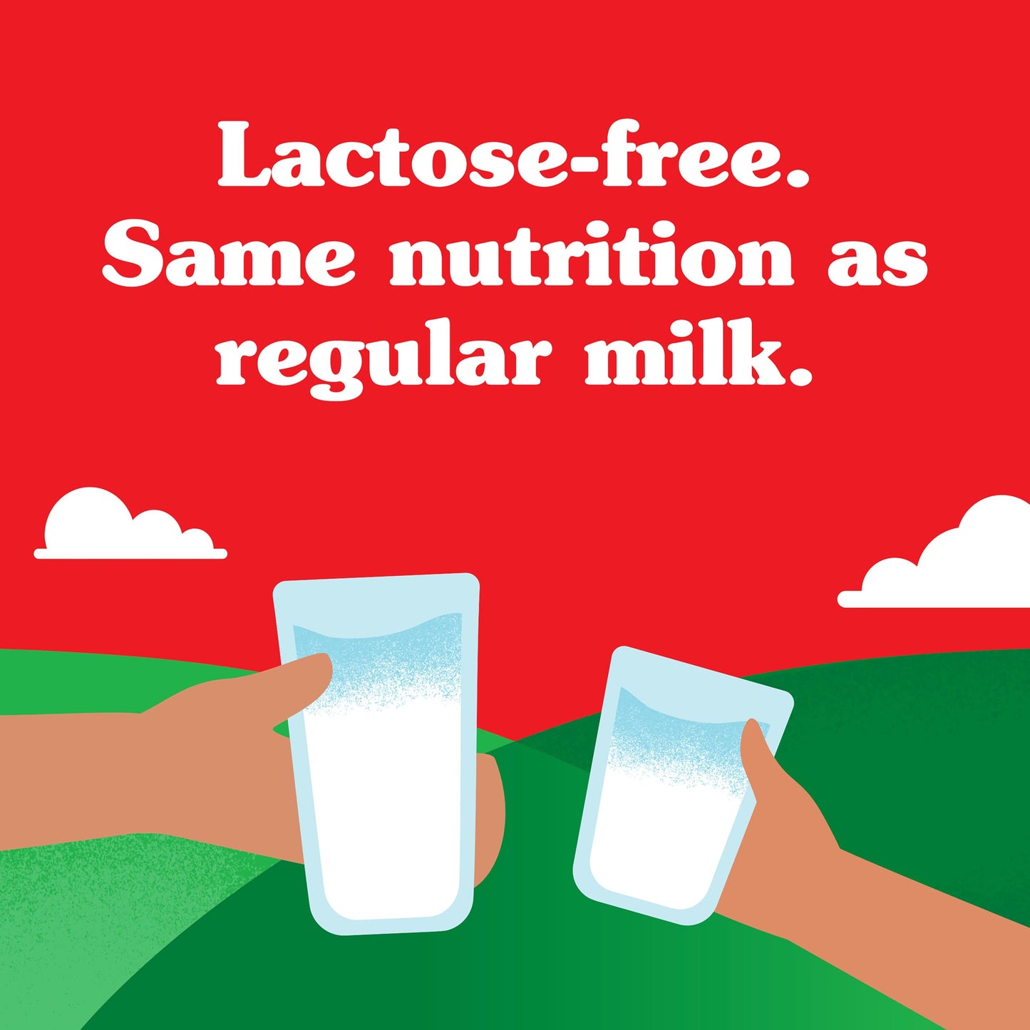Horizon Organic Lactose Free Milk, 2 Percent Milk, 64 fl oz Half Gallon Carton