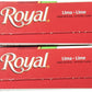 Royal Bilingual Gelatin, Fat Free Dessert Mix, Lime, 2.8 Ounce (Pack Of 12)
