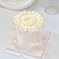 Cyodoos 24Pcs White Bow Cupcake Toppers Lace Bowknot Cupcake Toppers Cake Dessert Picks Decoration For Bridal Shower Bachelorett