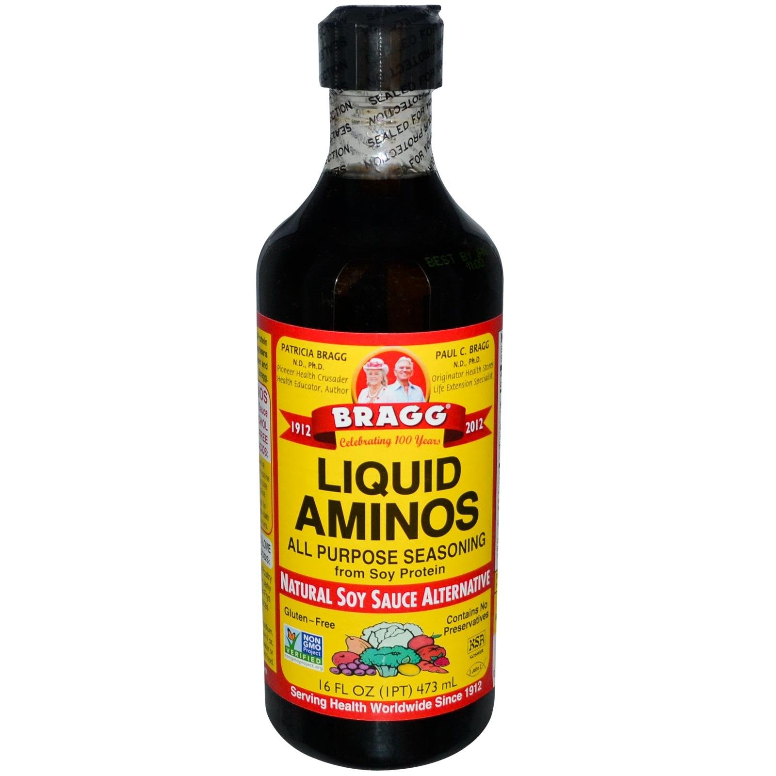 Bragg Amino, Liquid, 16 Ounce (Pack of 12)