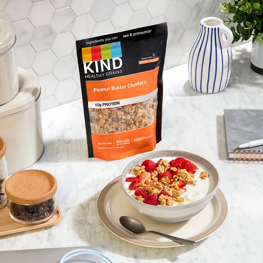 Kind Healthy Grains Clusters, Granola Variety Pack, Healthy Snacks, Gluten Free, 3 Count