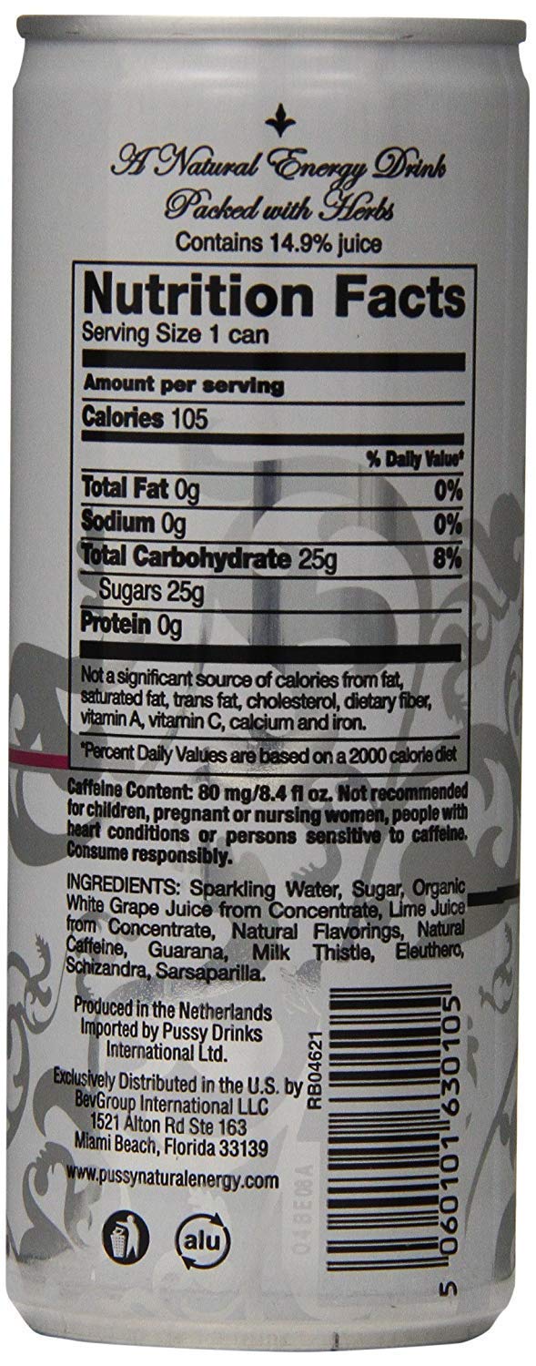 ILIOS Natural Energy Drink - Carbonated Pack of 6 - 250ml All Natural Caffeine Drinks