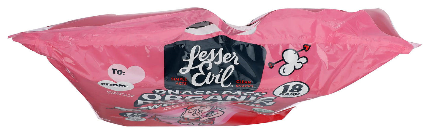 Lesserevil Organic Sweetheart Popcorn, 2.3 Oz