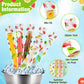 Yiyiring 300 Pcs Summer Ice Lolly Bags Disposable Ice Pop Bags Summer Fruit Freezer Tubes with Zip Freeze Pop Bag with Funnels f