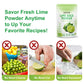 Jayuss Lime Juice Powder 8.82 Ounce (250G), 100% Natural, Freeze-Dried Lime Juice, No Sugar Or Additives, Great For Drinks, Smoo