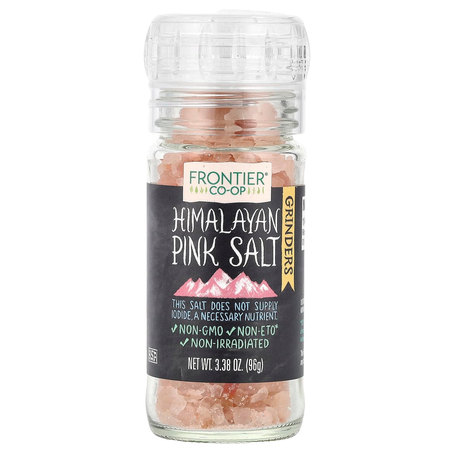 Frontier Salt Grinder - Pink - 3.4-Ounce Bottle