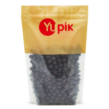 Yupik Dark Chocolate Covered Coffee Beans, 60% Cacao, 2.2 lb (35.2 oz), Kosher, High in Fiber, Coffee Beans Coated in Rich Dark 