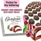 Konti Bonjour Dessert Cherry Flavor Cookies For Any Celebration- Indulge In Gourmet Dessert With Rich Caramel For A Mouthwaterin