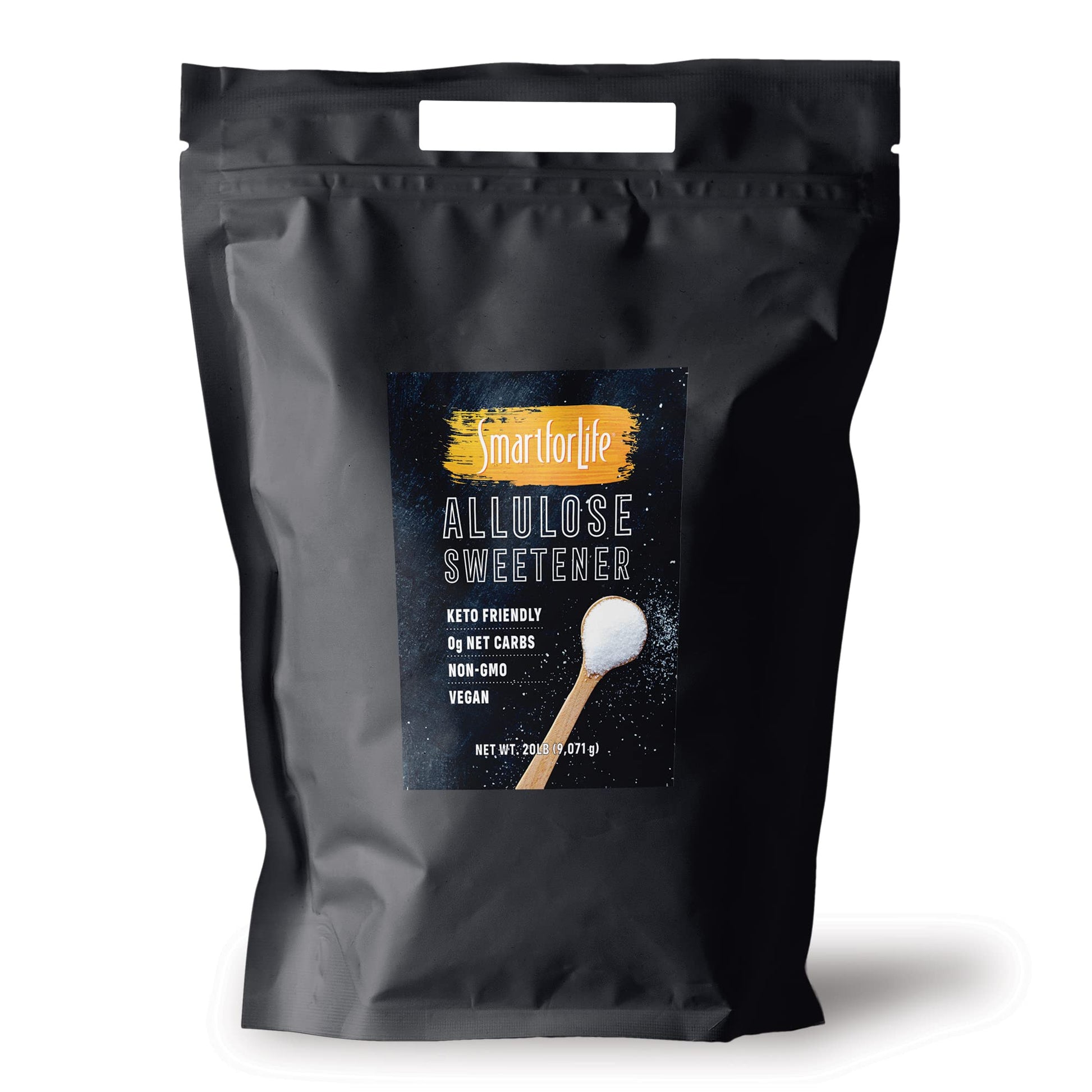 SMART FOR LIFE Allulose Sweetener - Zero Net Carbs Keto Sugar Substitute - 20 lb Resealable Bag