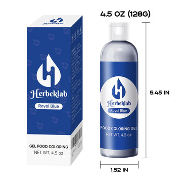 Royal Blue Gel Food Coloring 4.5 Oz Professional Grade Royal Blue Food Dye Concentrated Gel Food Coloring For Icing Baking Cake