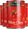 Tuscanini Whole Cherry Tomatoes 14.1oz (4 Pack) | Imported From Italy, Delicious Taste & Texture, BPA Free Lined Can, Kosher for