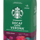 Starbucks Decaf Ground Coffee, Caffè Verona, Dark Roast Decaffeinated Ground 100% Arabica Coffee, Notes Of Dark Cocoa & Caramelized Sugar, 12-Ounce Bag (Pack Of 2)