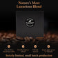 Black Ivory Coffee Mahouts Blend - elegant Medium Roast Arabica Coffee, 1.23 Ounce, Brown Beans, Black Packaging