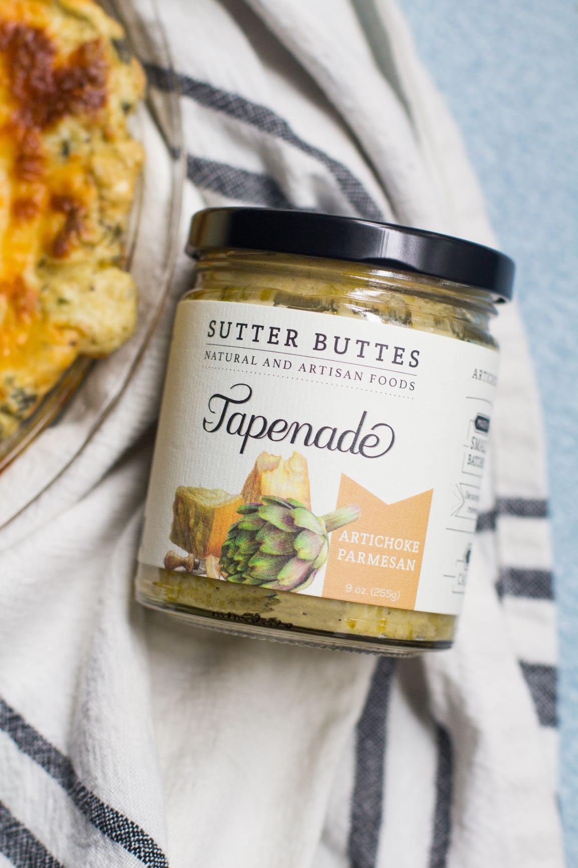 Sutter Buttes Olive Tapenade Spread - 9 Oz. Jar (Artichoke Parmesan)
