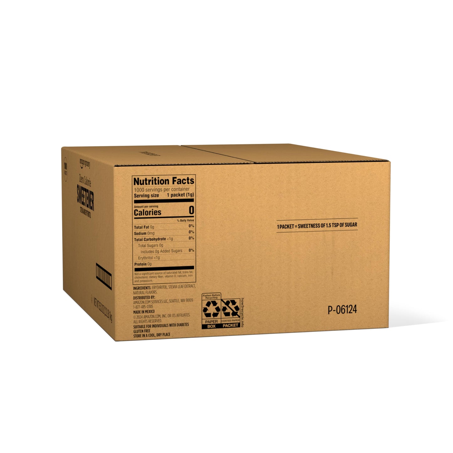 large online retailer Grocery Zero Calorie Sweetener Packets, 1000 Count (Previously Happy Belly)