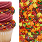 Sprinkle Deco Cake Confetti Sprinkles - 4oz Pilgrims Joy for Cake, Cookie, Cupcake, Ice Cream, Donut