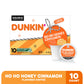 Dunkin Ho Ho Honey Cinnamon Flavored Coffee, 60 Keurig K-Cup Pods