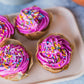 Color Kitchen Natural Rainbow Sprinkles Ingredients Baking Cake Decorations, Ice Cream, Cookie, Artificial Dye-Free, Plant-Based