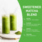 Aiya Sweetened Matcha Blend Powder - Matcha Latte Powder With Antioxidant-Rich Japanese Green Tea & Pure Cane Sugar - Ideal For