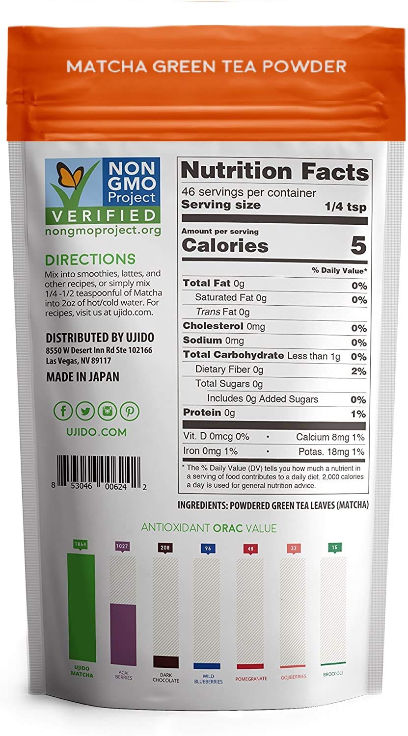 Ujido Summer Harvest Culinary Matcha, 2 oz., 46 Servings - Culinary Grade Japanese Matcha Powder - Gluten Free & Keto Friendly -
