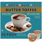 Double Donut Coffee Butter Toffee Flavored Coffee Pods  Medium Roast Coffee  compatible with Keurig K Cups malt-inspired  20 Count