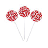 Swirl Lollipop Sucker - Bulk Set Of 24 Individually Wrapped Pops - Candy Buffets, Graduation Parties, Anniversaries & Weddings,
