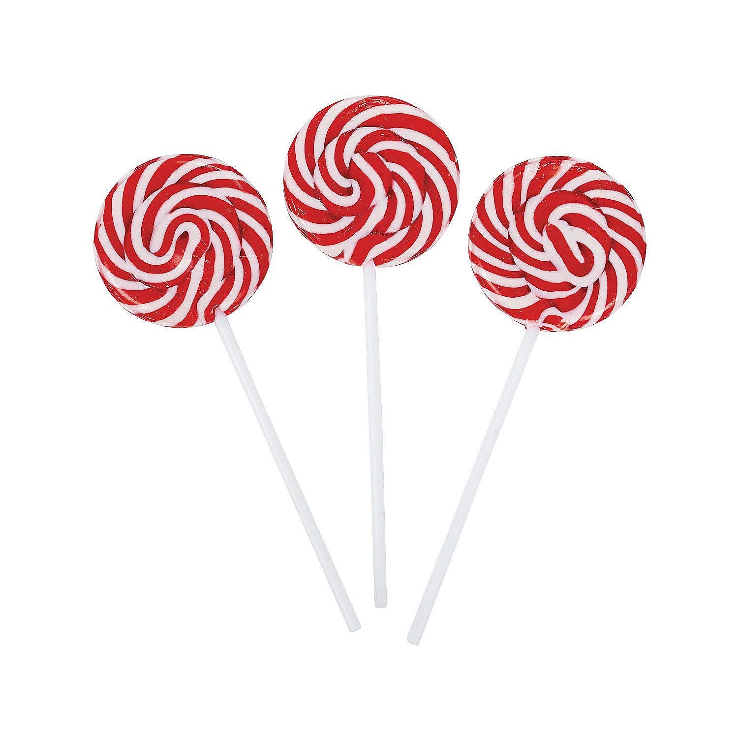 Swirl Lollipop Sucker - Bulk Set Of 24 Individually Wrapped Pops - Candy Buffets, Graduation Parties, Anniversaries & Weddings,