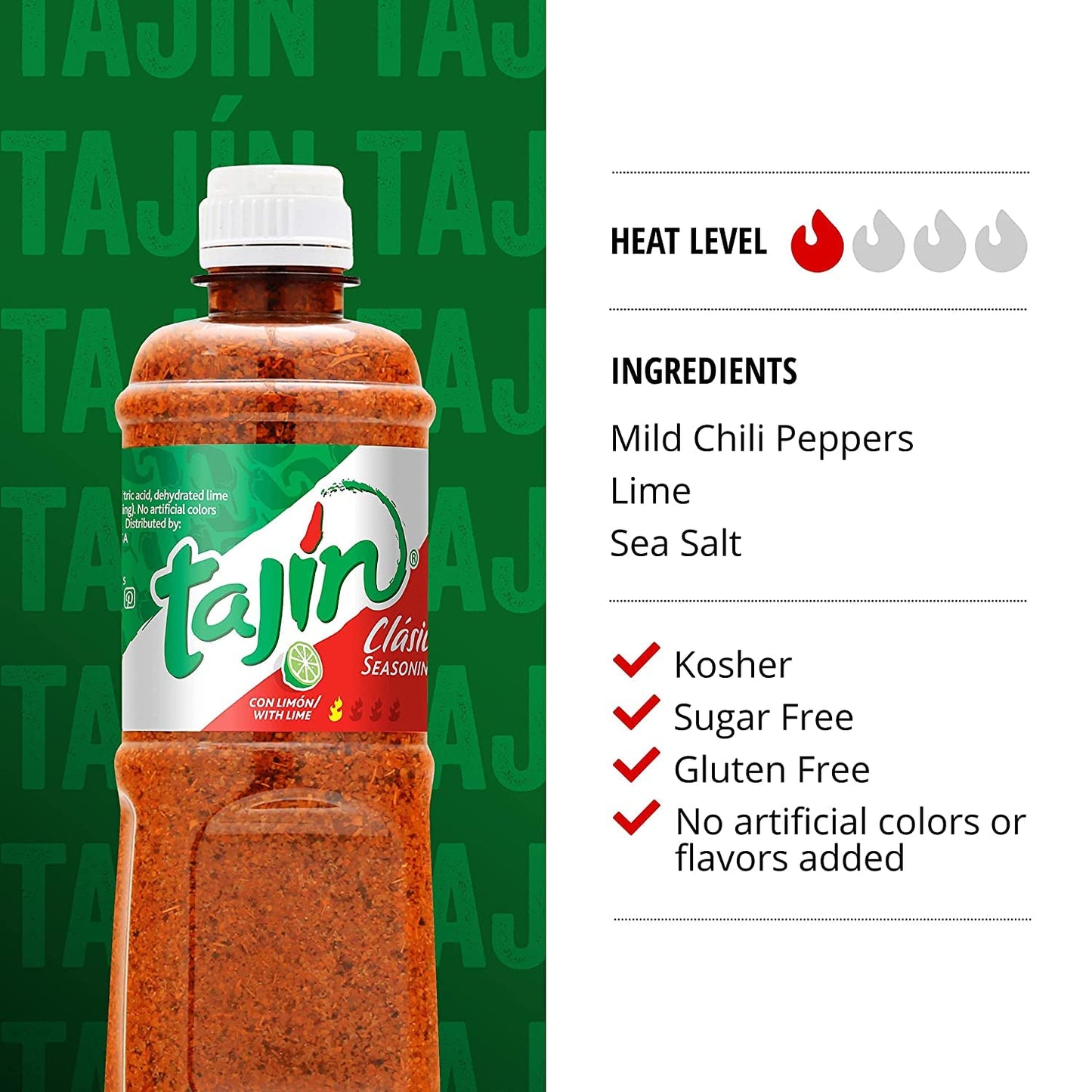 Taj  N Cl  Sico Chile Lime Seasoning 32 Oz (2 Lbs)
