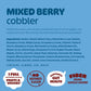 Evergreen Mixed Berry Cobbler Waffles, 100% Whole Grain, 1 Full Combined Serving of Fruits & Veggies, No Refined Sugar, Supports