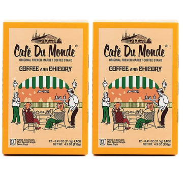 Cafe Du Monde Coffee and Chicory - 24 Single Serve Cups, 4.9 Ounce Pack