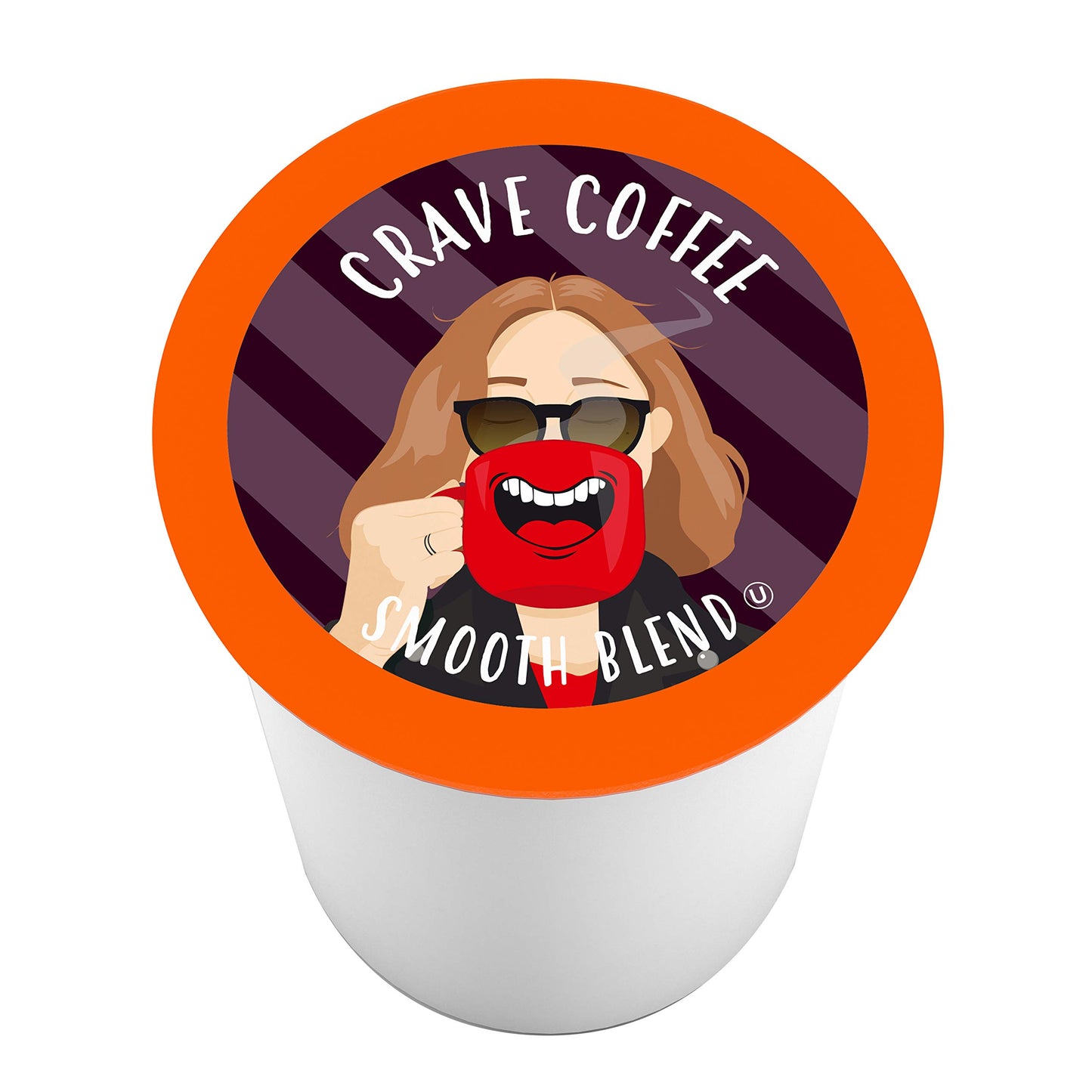 Crave Beverages Colombian Medium Roast Coffee Pods for Keurig, 100 Count, Smooth Blend