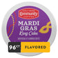 Community Coffee Mardi Gras King Cake Flavored Coffee Pods, Medium Roast, 96 Count, Compatible with Keurig 2.0, 24 Count (Pack of 4)