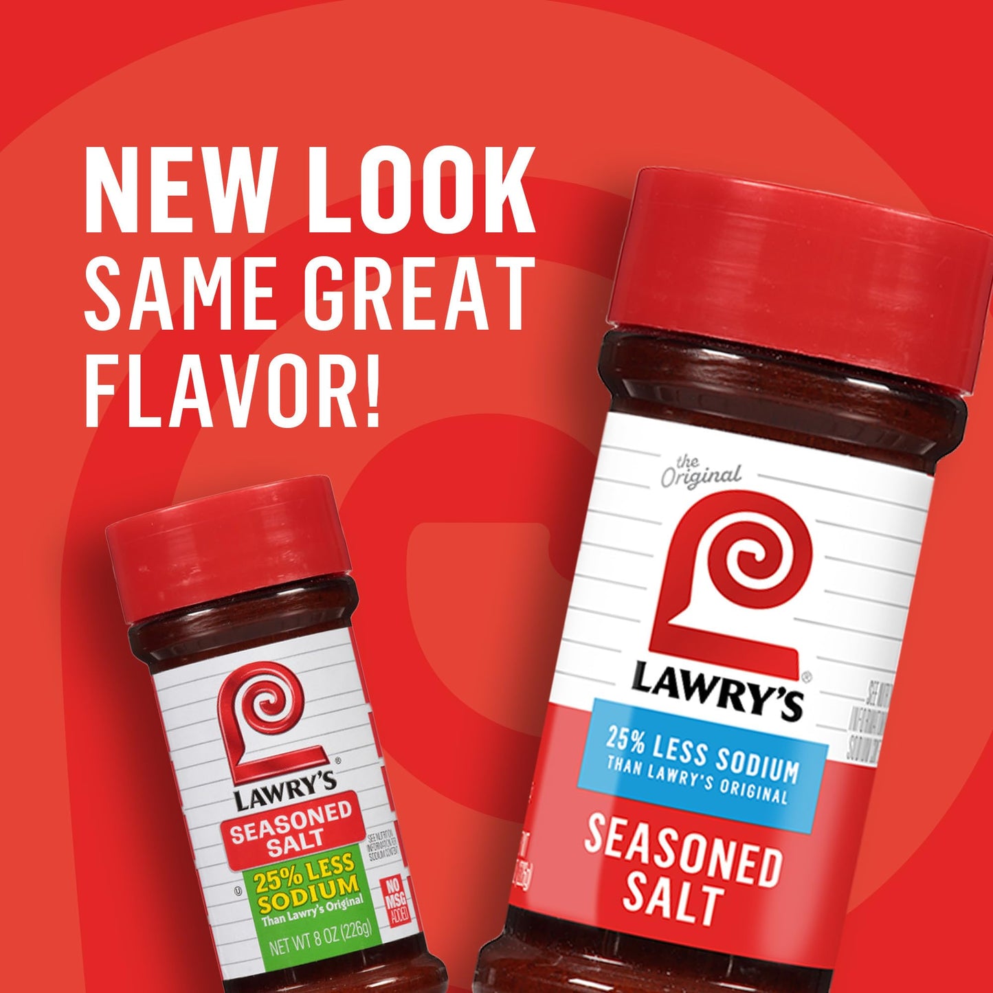 Lawrys 25% Less Sodium Seasoned Salt, 8 oz (Pack of 12)