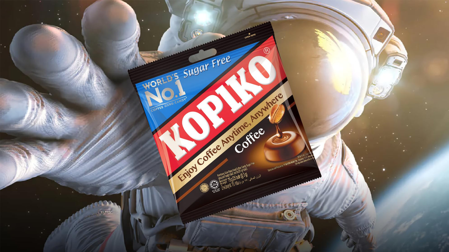 Kopiko Sugar Free Coffee Candy – Hard Candy with Real Coffee Extract – 2-Pack 5.29oz