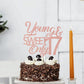 Young And Sweet Only 17 Cake Topper, Happy 17Th Birthday, Cheers To 17 Years Old Cake Decor, 17Th Birthday/Anniversary Party Dec