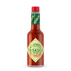 TABASCO Brand Cayenne Garlic Pepper Sauce, Mild Hot Sauce, Glass Bottle, Smoky & Zesty Blend with Savory Garlic, Bold Flavor, Gr