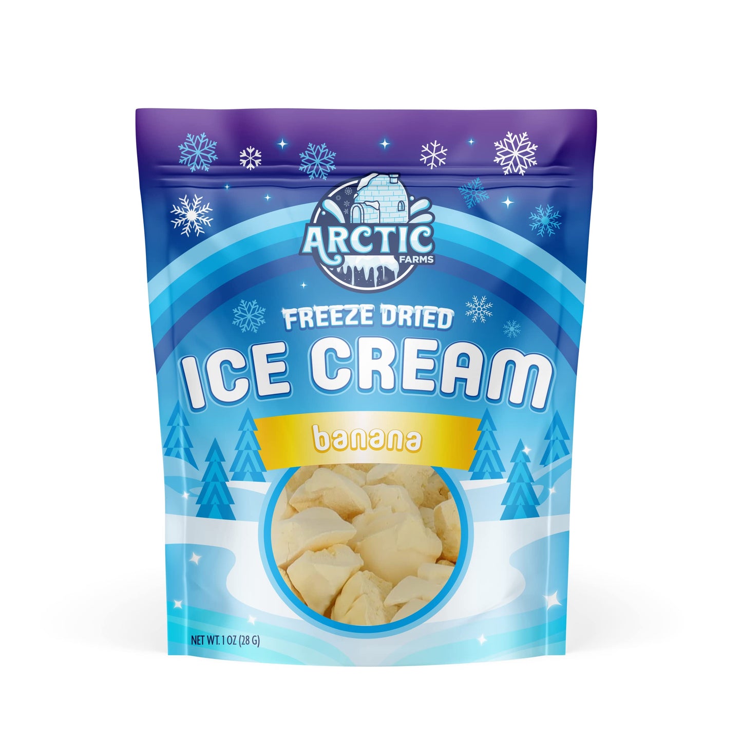 Arctic Farms Freeze Dried Ice Cream Variety Pack - 8 Flavors, Non-Melting
