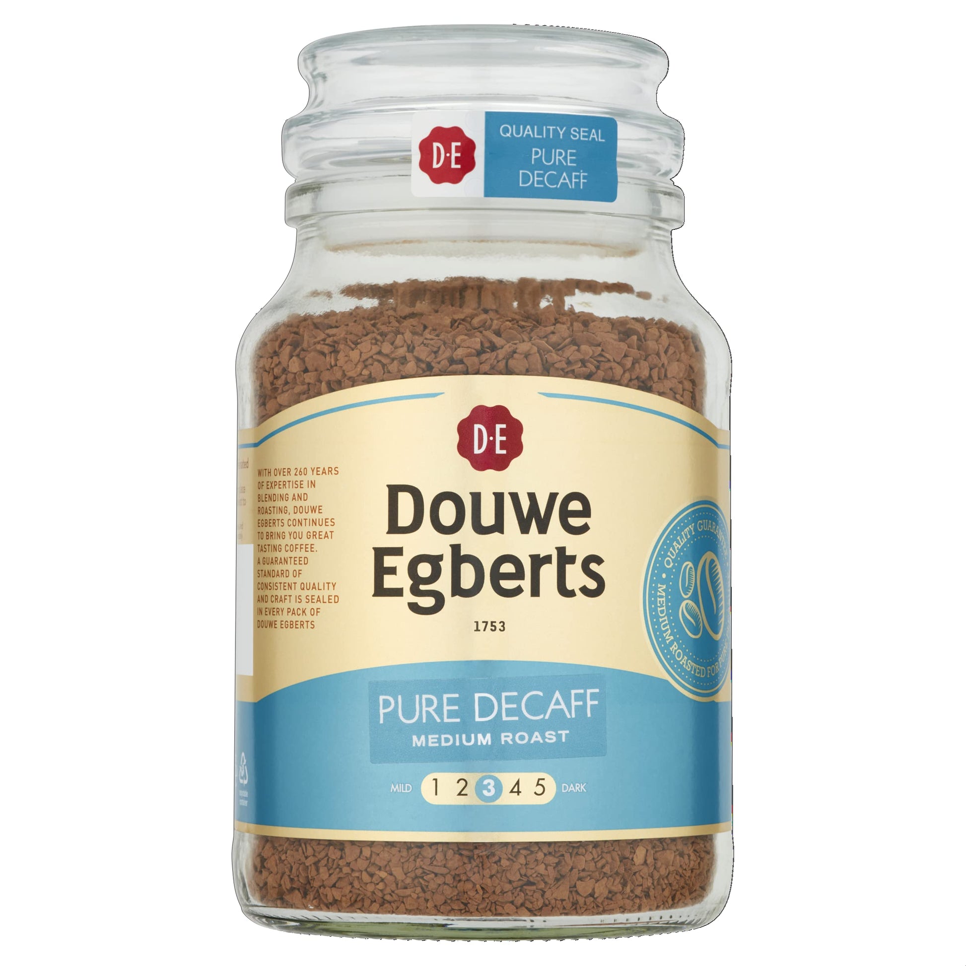 Douwe Egberts Pure Decaff Instant Coffee 6.7Oz/190G