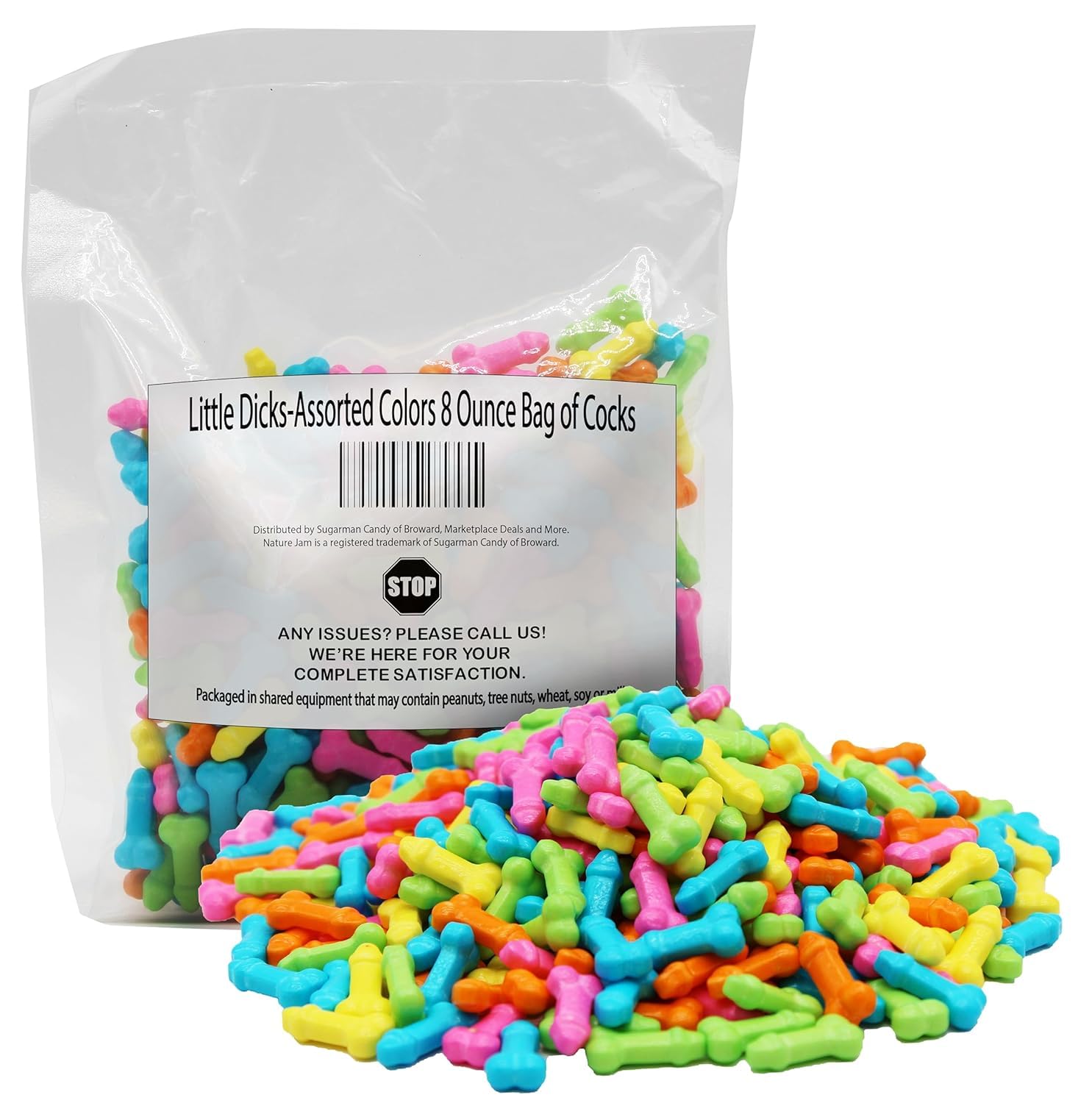 Naturejam Bachelorette Party Candy - 8oz Bag for Female Events, 11.81 x 2.11 x 15.70 cm
