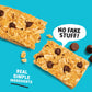 Junkless Chocolate Chip & Double Chocolate Chewy Granola Bars Twin Pack - Less Sugar  Great Tasting  Wholesome Snacks - 1.1 oz. Bars